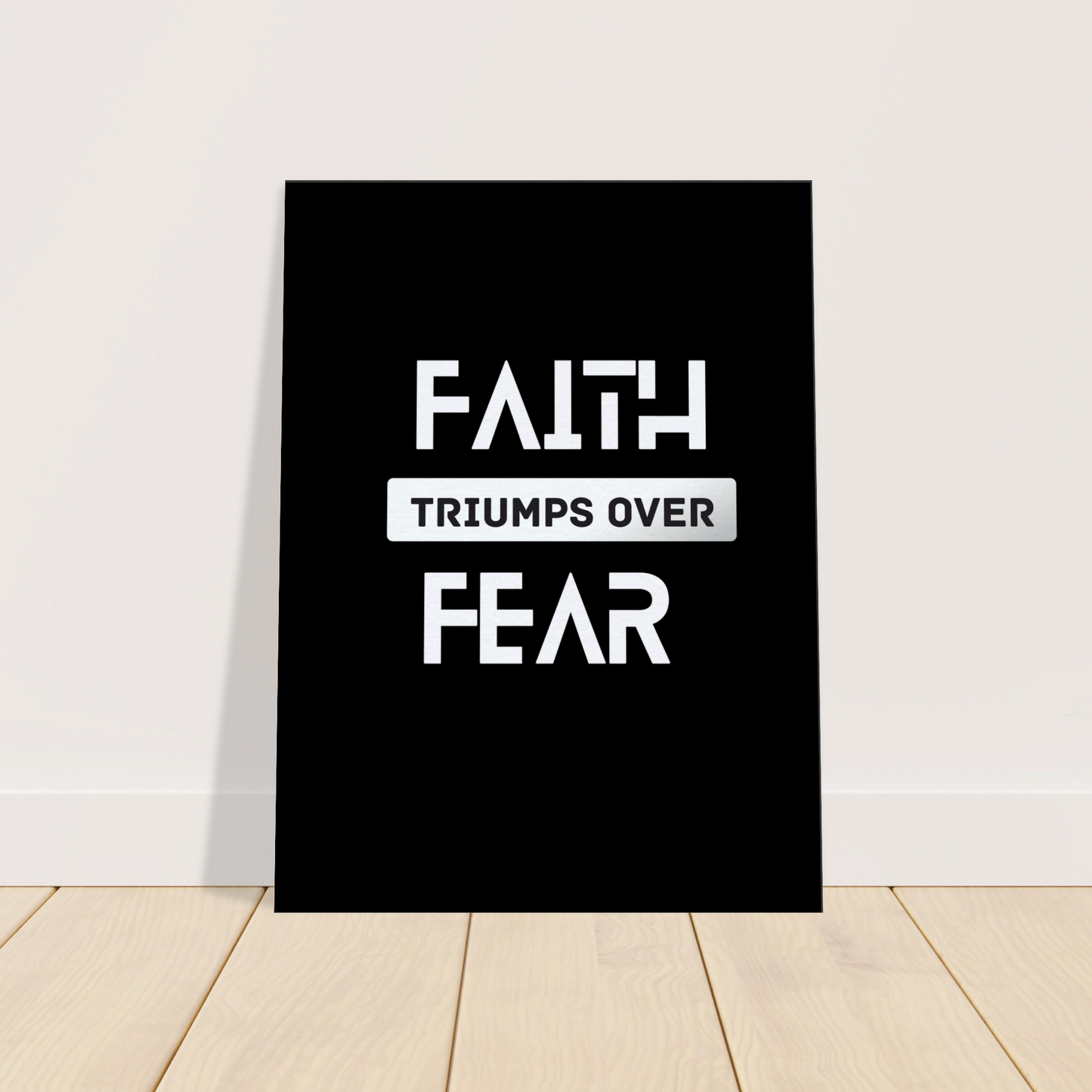 Faith Triumps! Canvas 45x60cm 18x24”vertical slim