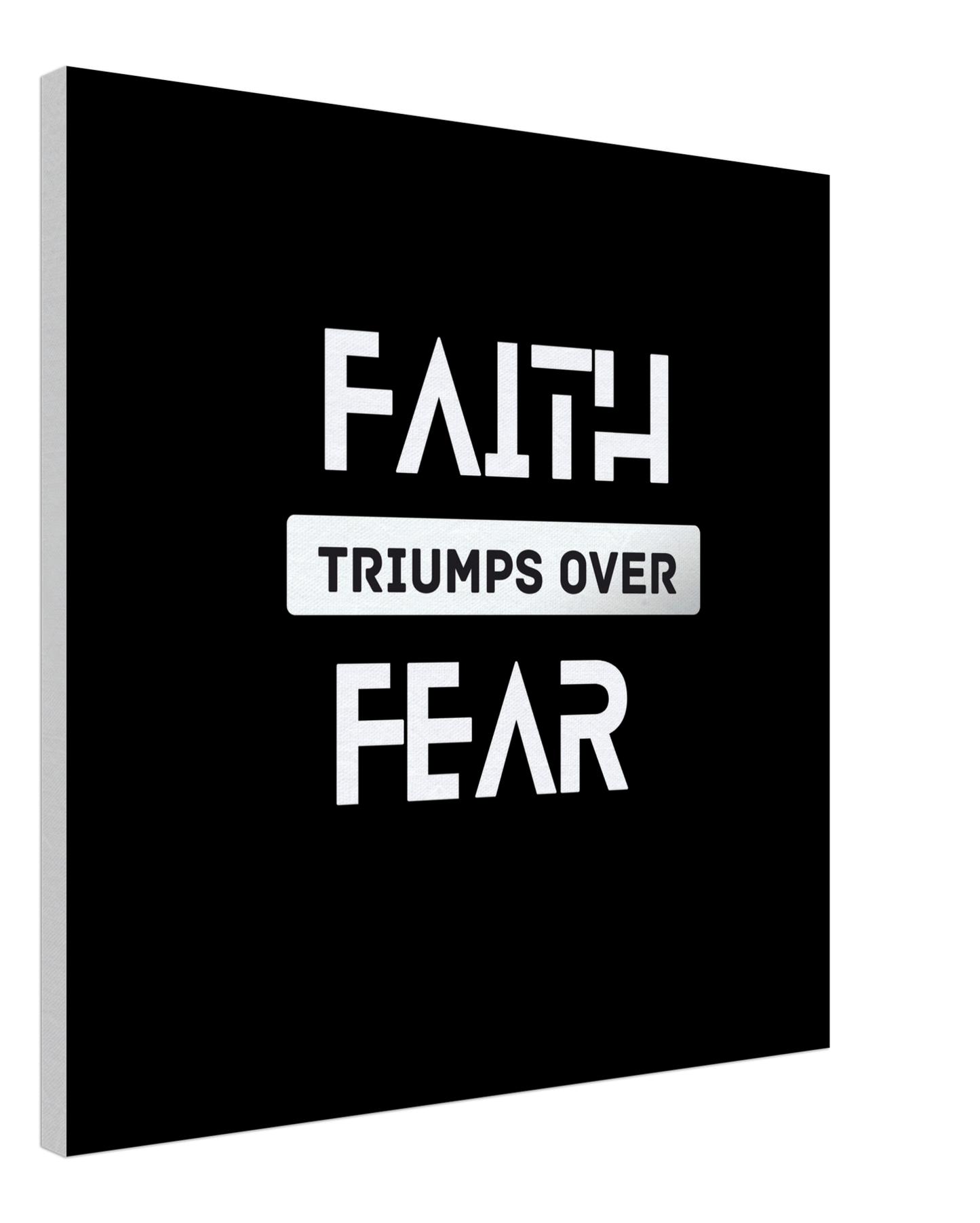 Faith Triumps! Canvas 45x60cm 18x24”vertical slim